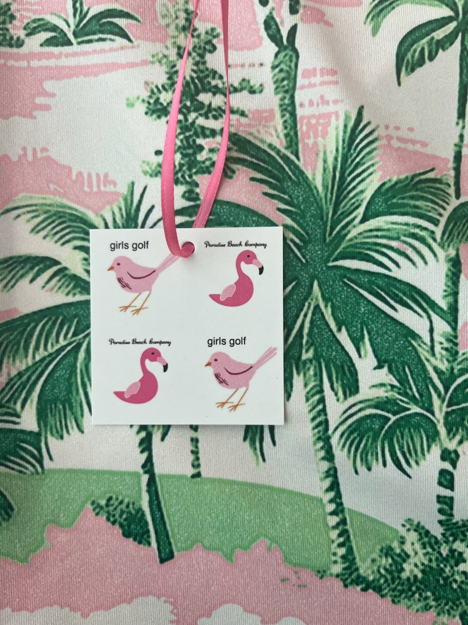 The Pink Paradise Collection-Palm Tree Resort Resort Sport Dress-Preorder