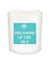 Cabana Dreaming of the Sea Candle with Lid-Coconut Soy Wax,Vegan