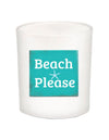 Cabana Beach Please Candle with Lid-Coconut Soy Wax,Vegan