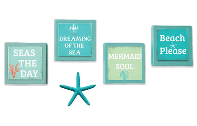 Starfish & Beach Quote Box Gift Set