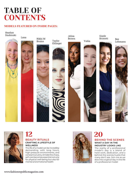 Featured in Fashion Republic Magazine-The Hamptons Turquoise & Blue Topaz Beaded Necklace- Set of 2