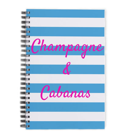Champagne & Cabanas Notebook