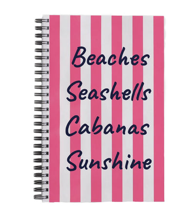 Beaches & Cabanas Notebook