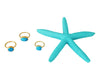 The Hamptons Turquoise Cocktail Ring Gift Box Set