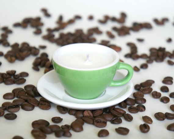 Coffee Lovers Mini Coffee Cup Candle-