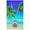 Salt in the Air Sand in My Hair Beach Quote Necklace