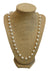 Classic Simple Cultured Pearl Rosary Necklace