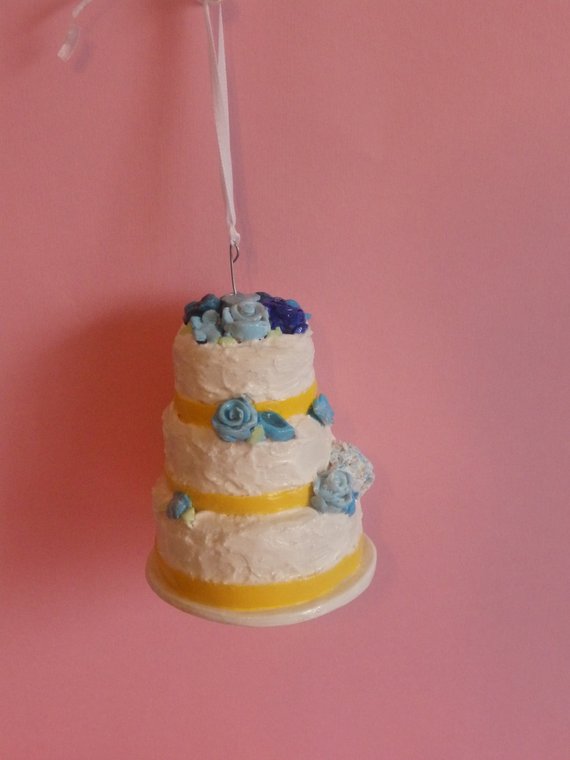 Your Own Custom Replica Mini Wedding Cake-Miniature Ornament/Statue Unique Gift-Made to Order