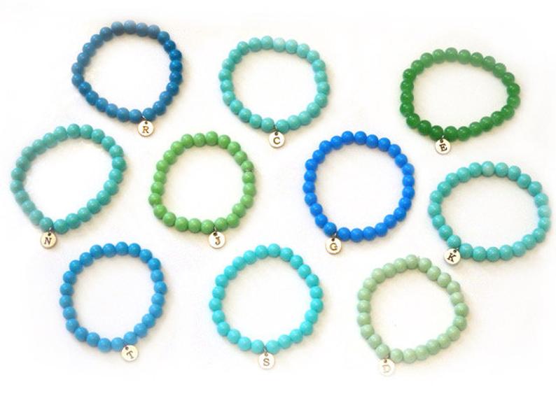 Ocean Dreams Glass Beaded Bracelet Set of 3
