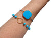 Luxury Hexagon Turquoise Bracelet