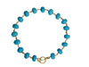 Luxury Hamptons Toggle Turquoise Bracelet