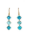 Turquoise Swarovski Earrings