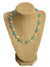 Paradise Sky Blue & Classic Pearl Gemstone Necklace