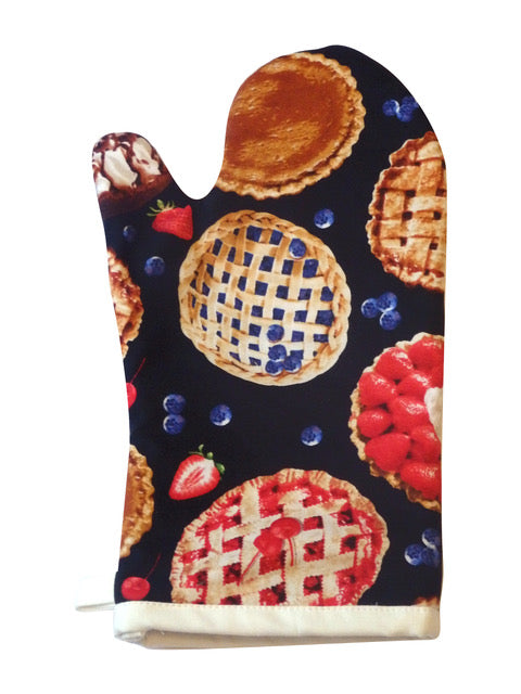 Hot Baked Pies Hot Mess Oven Mitt & Baker Shop Potholder Gift Set
