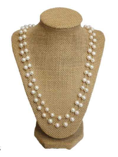 Luxury Double Pearl Cultured Pearl Necklace