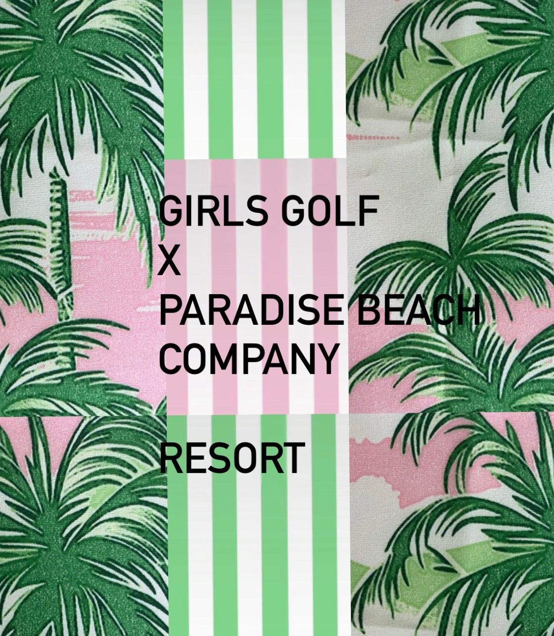 The Pink Paradise Collection-Palm Tree Resort Resort Sport Dress-Preorder