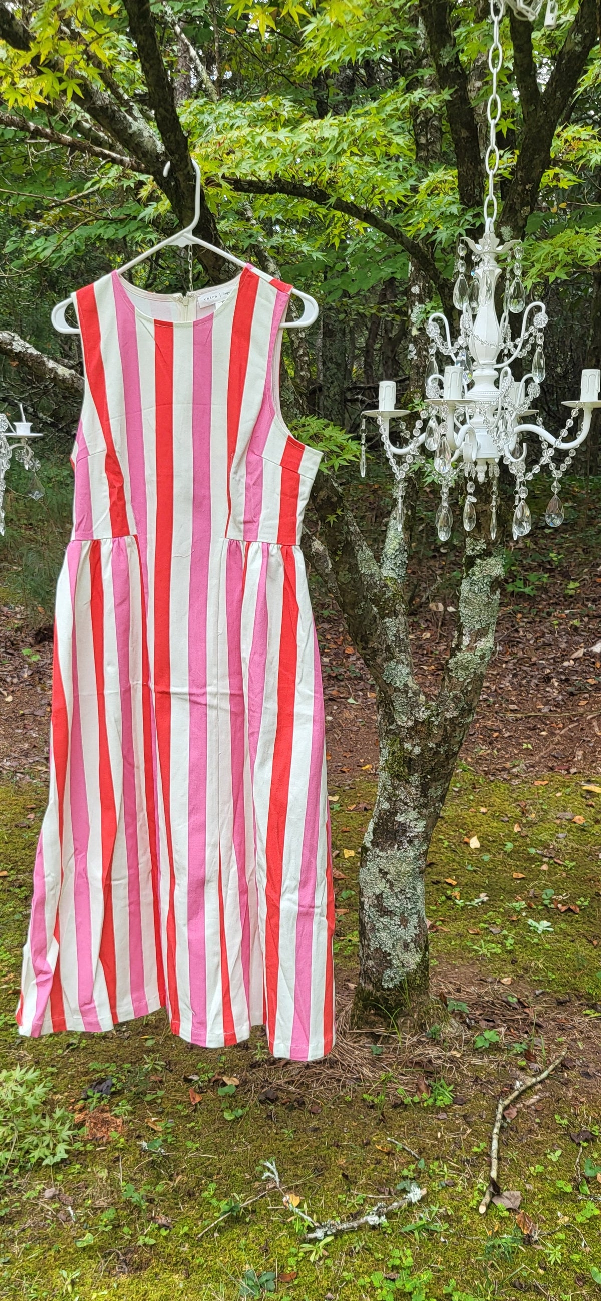 Palm Beach Party Stripe Dress-1 Left Large