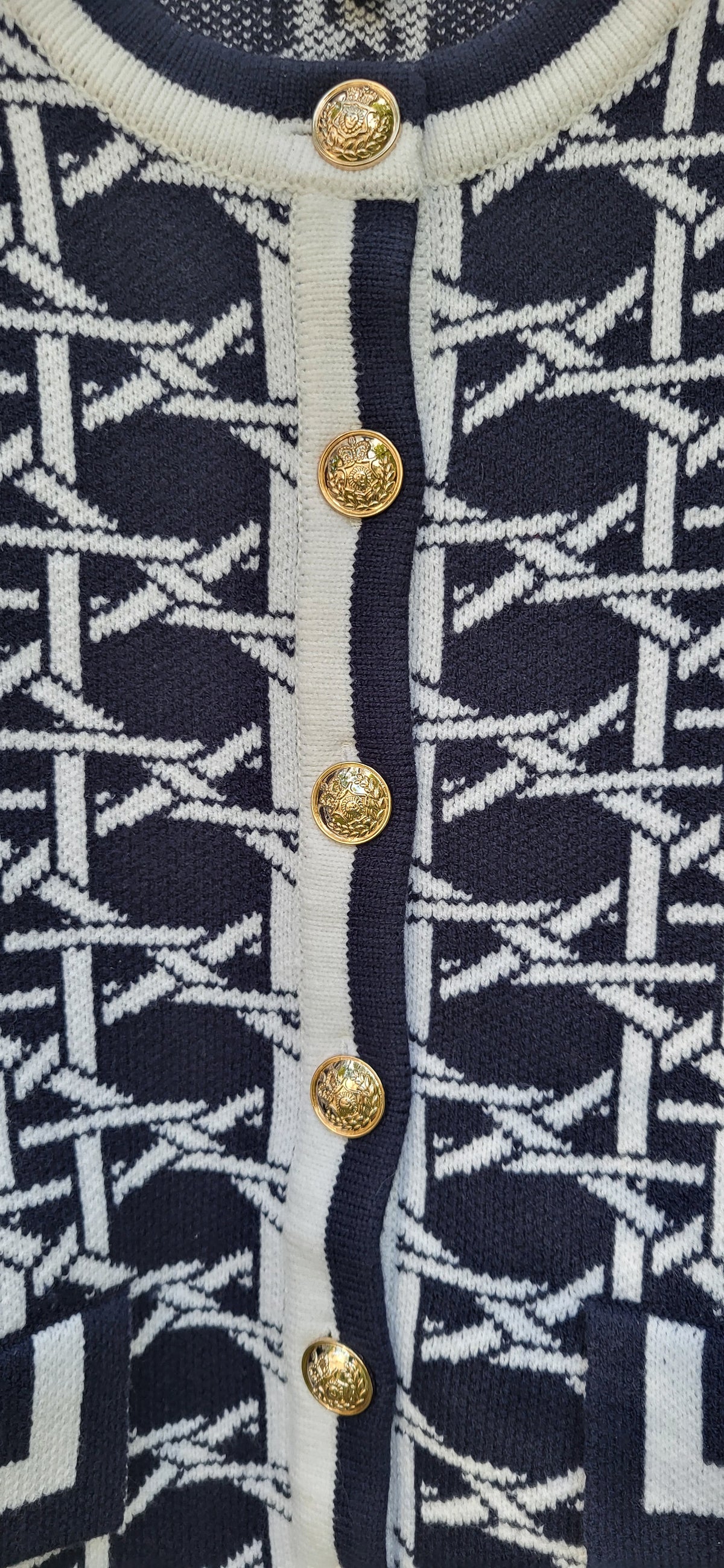 Hamptons Sweater Cardigan-1 Left