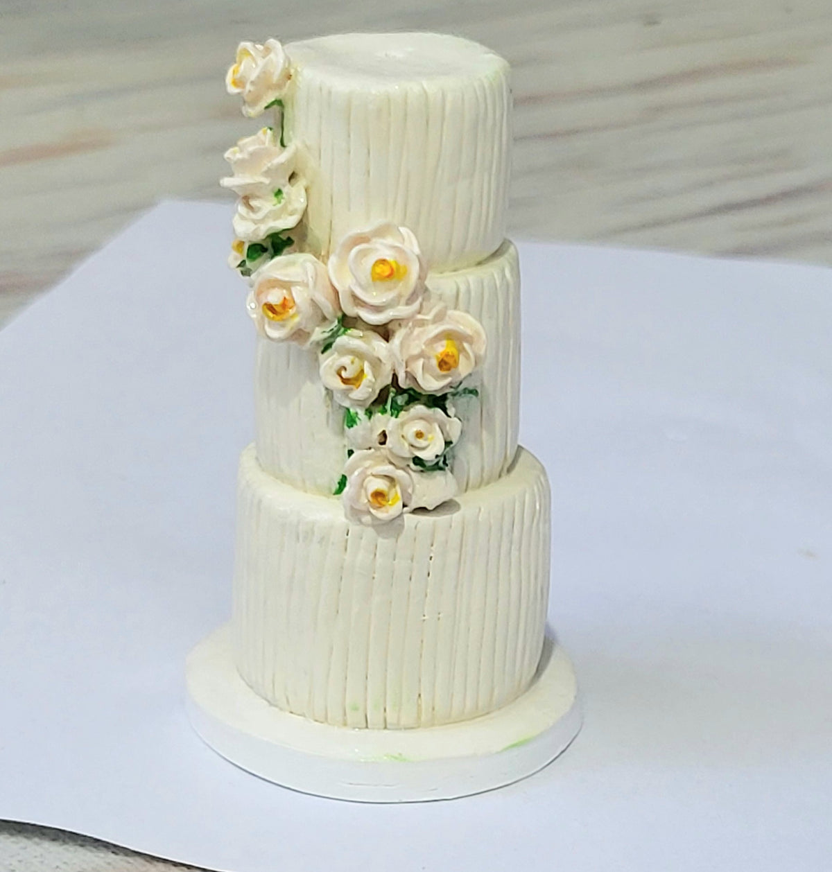Your Own Custom Replica Mini Wedding Cake-Miniature Ornament/Statue Unique Gift-Made to Order