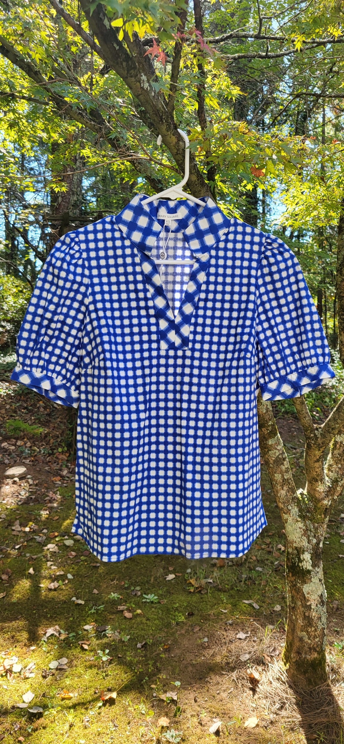 Social Preppy Blouse -1 Left XSmall