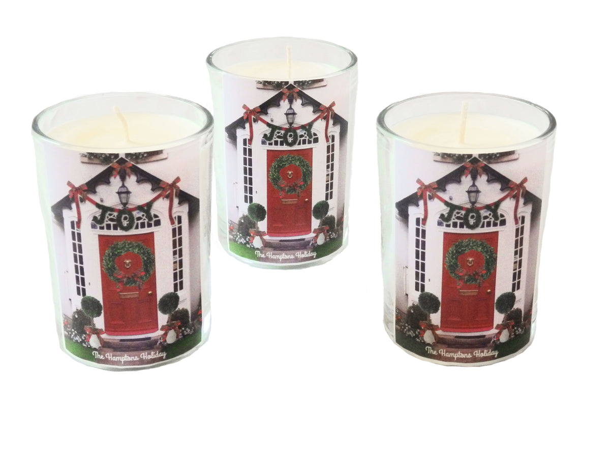 The Hamptons Holiday Candle Jar with Lid- Coconut Soy Wax,Vegan