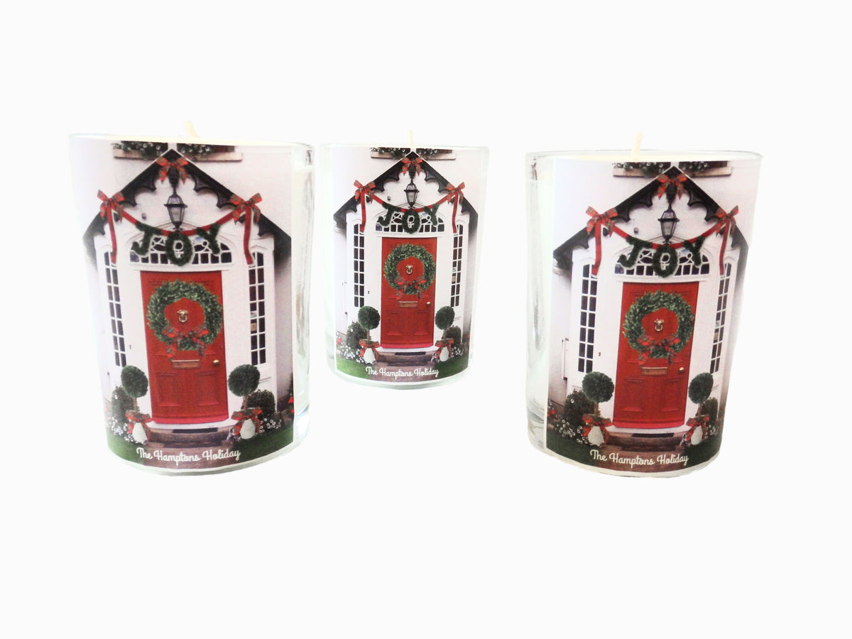 The Hamptons Holiday Candle Jar with Lid- Coconut Soy Wax,Vegan