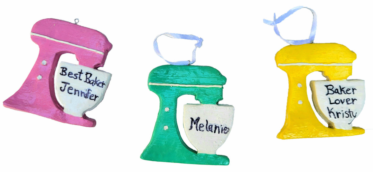 Personalized Name Baker Lover Mixer Custom Ornament/Magnet