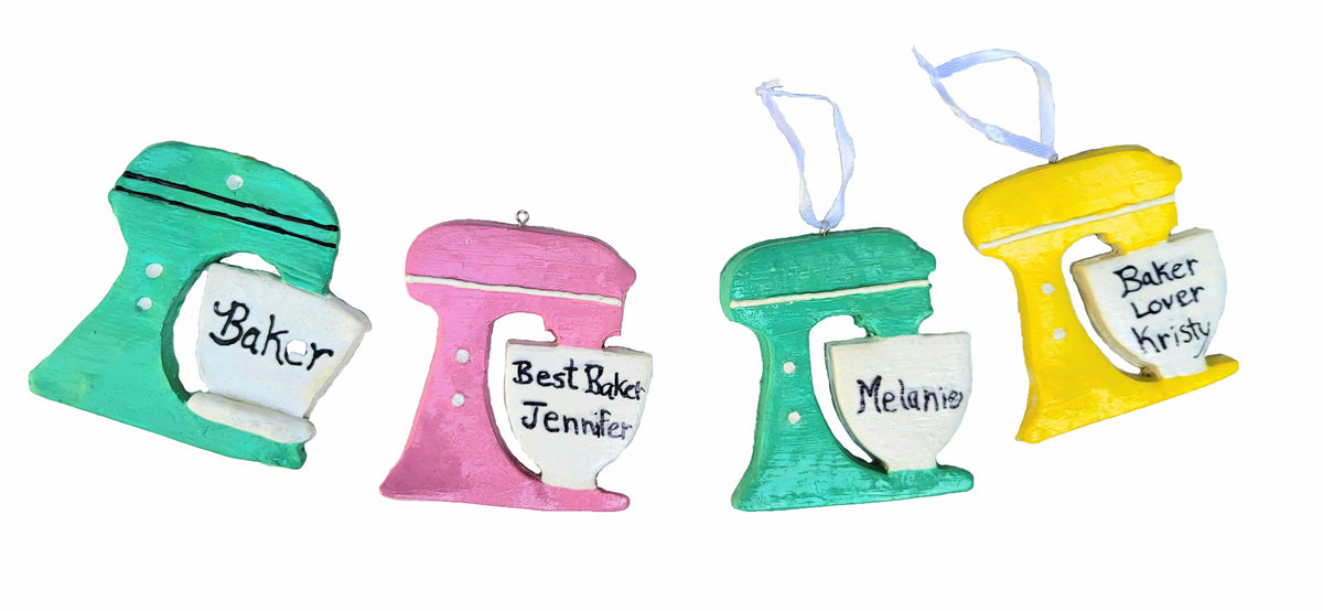 Personalized Name Baker Lover Mixer Custom Ornament/Magnet
