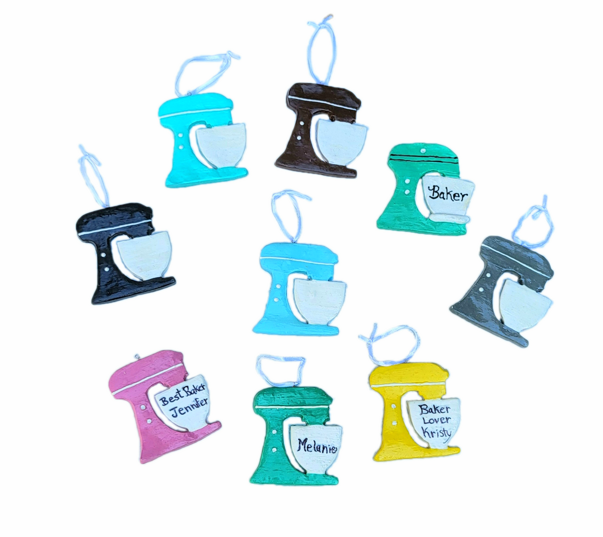 Personalized Name Baker Lover Mixer Custom Ornament/Magnet
