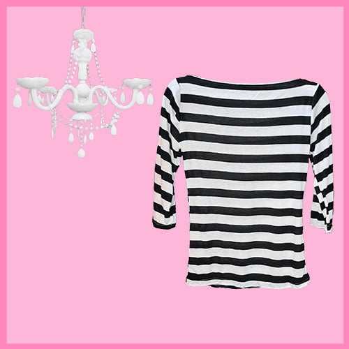 Stipe Socialite Blouse-1 Left Small