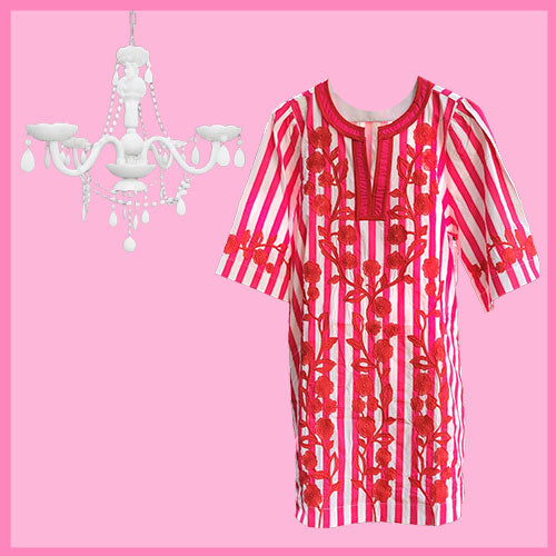 Social Club Floral Stripe Dress-1 Left Small