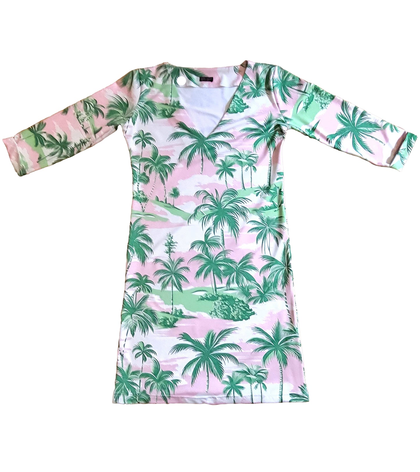 The Pink Paradise Collection-Palm Tree Resort Resort Sport Dress-Preorder