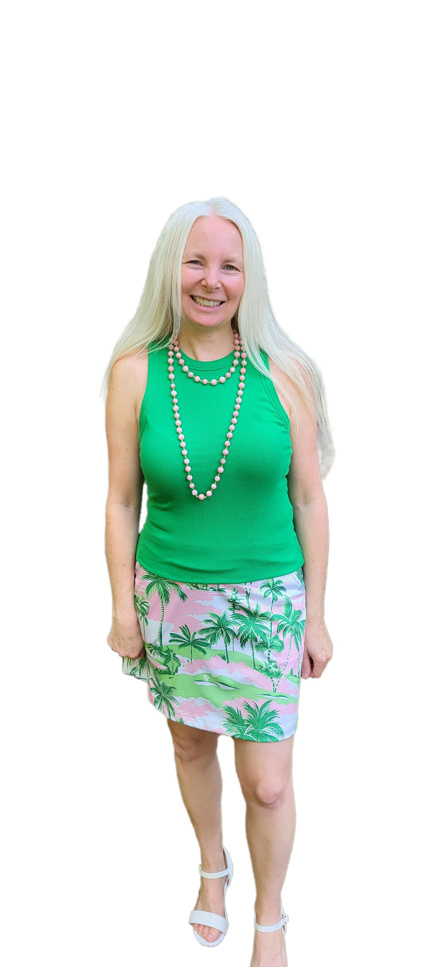 The Pink Paradise Collection-Palm Tree Resort Sport Skort-Preorder