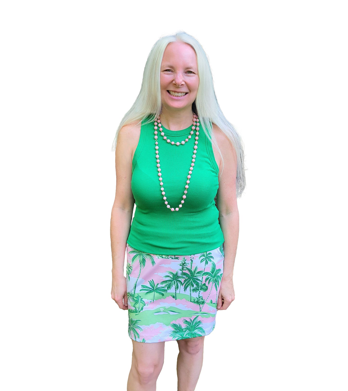 The Pink Paradise Collection-Palm Tree Resort Sport Skort-Preorder