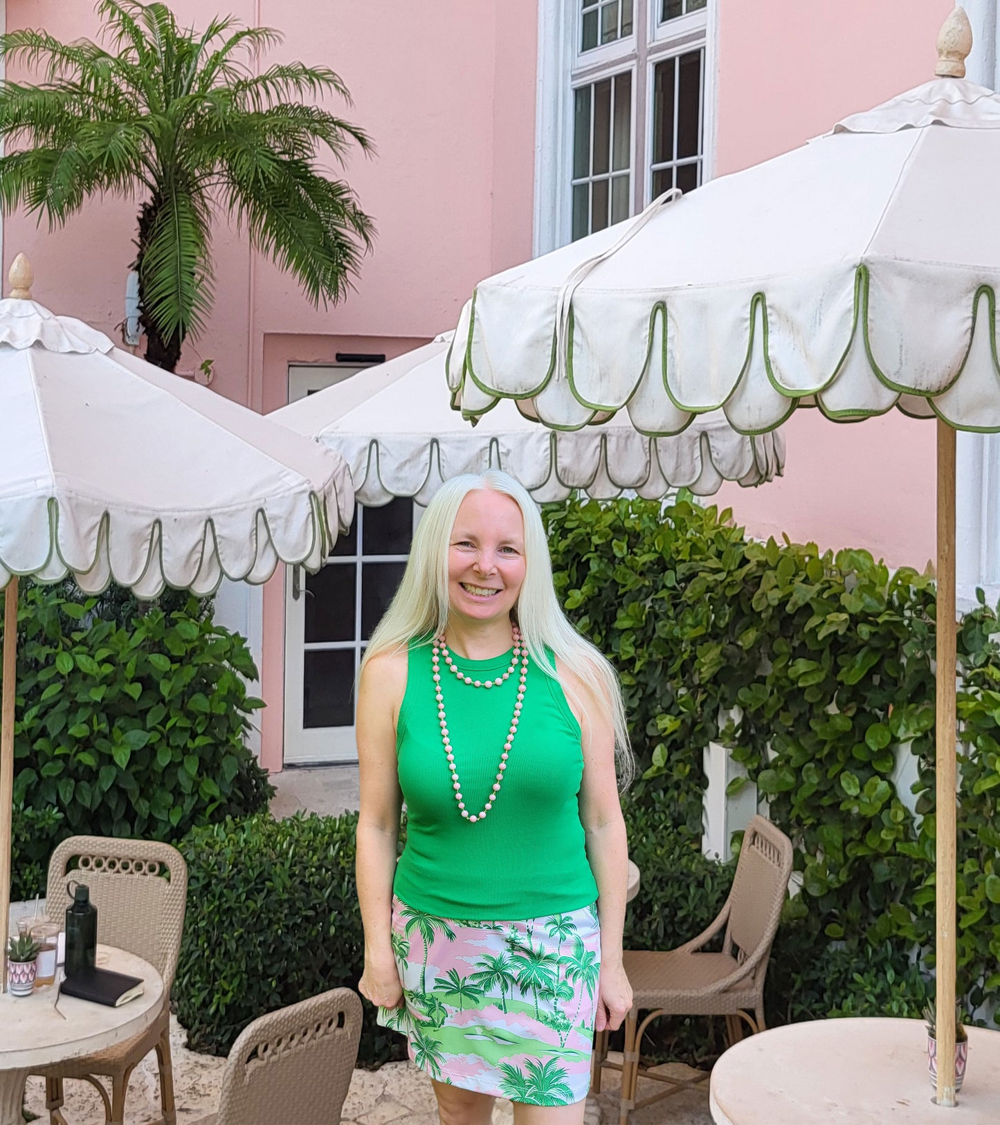 The Pink Paradise Collection-Palm Tree Resort Sport Skort-Preorder