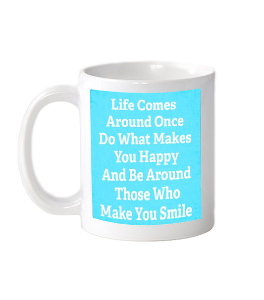 Life Comes Moments Mug