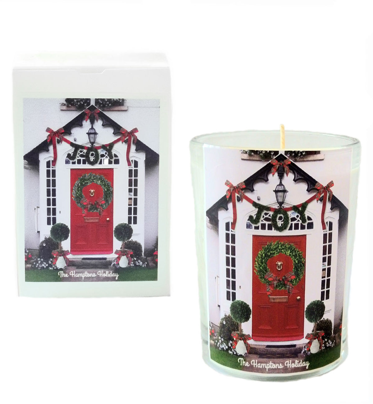 The Hamptons Holiday Candle Jar with Lid- Coconut Soy Wax,Vegan