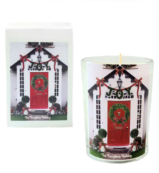 The Hamptons Holiday Candle Jar with Lid- Coconut Soy Wax,Vegan