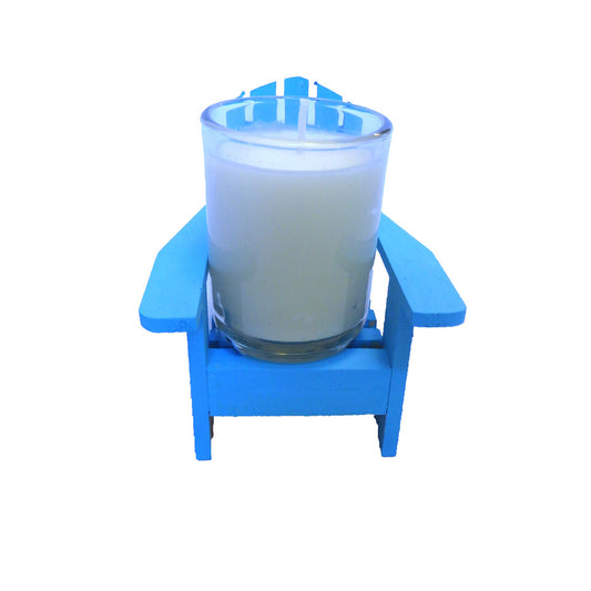 Cabana Mint Green Adirondack Chair Candle with Lid-Coconut Soy Wax,Vegan