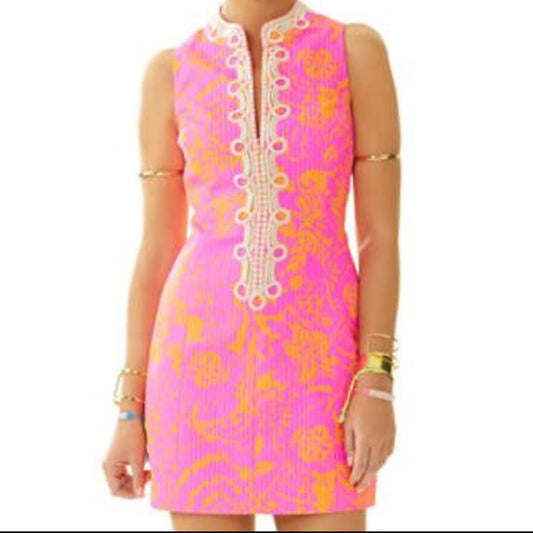 Lilly Pulitzer Alexa Floral Shift Dress-Size 6 PREOWNED