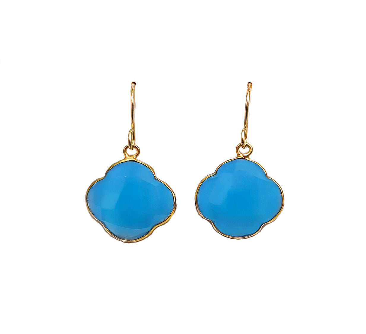Bermuda Sky Blue Topaz Gemstone Earrings