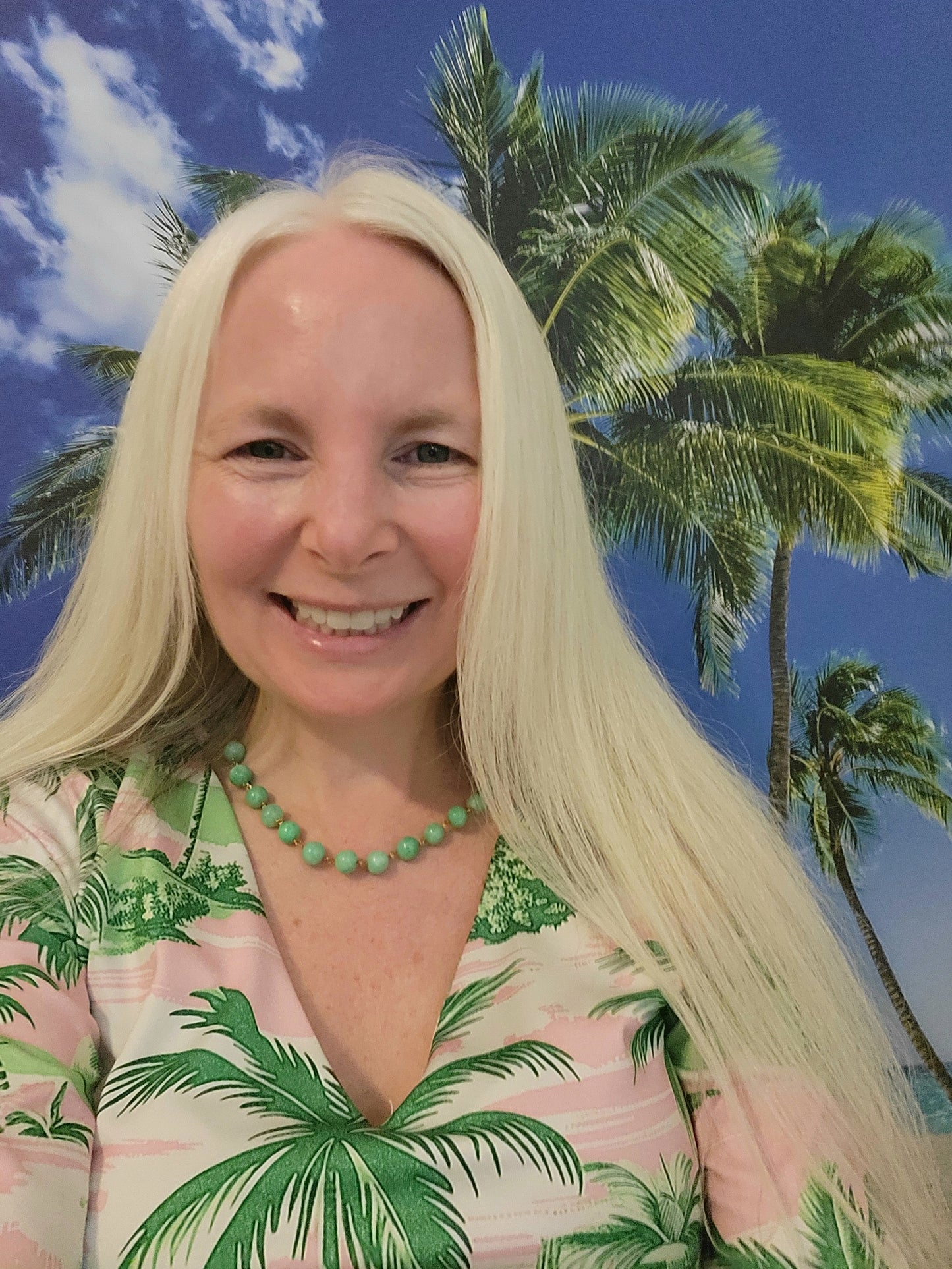 The Pink Paradise Collection-Palm Tree Resort Resort Sport Dress-Preorder