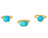 The Hamptons Turquoise Cocktail Rings