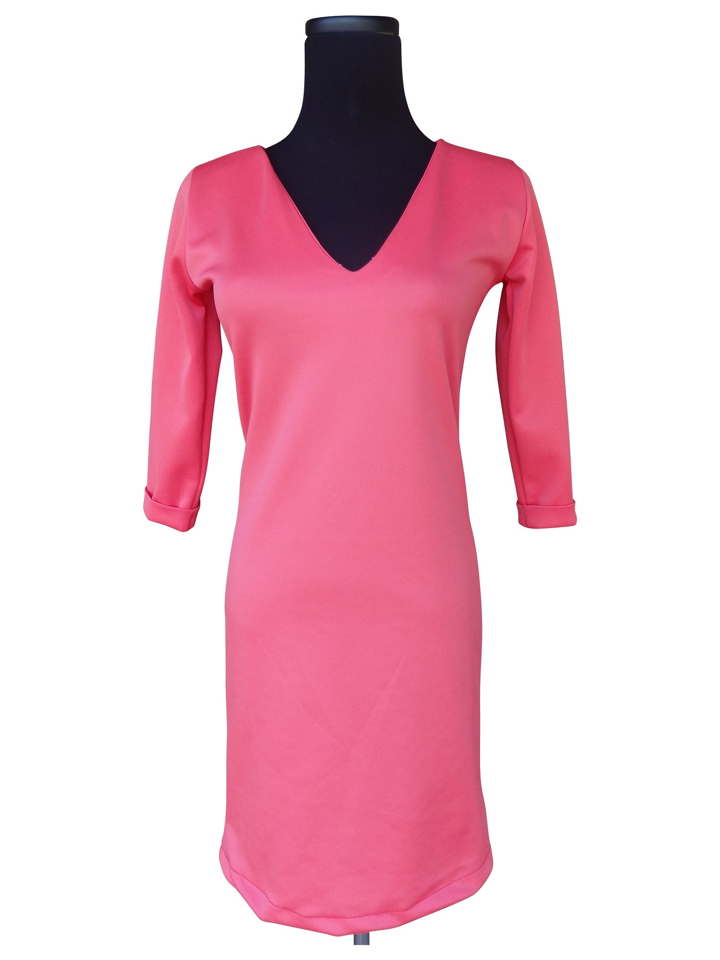 Seaside Coral Shift Dress