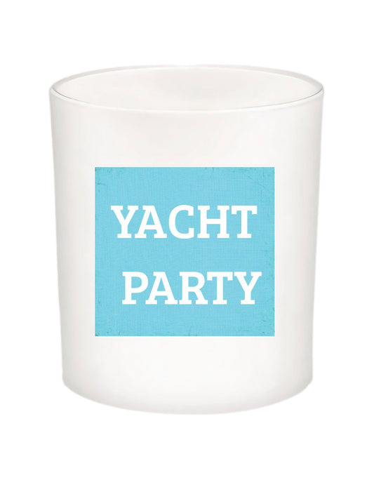 Cabana Yacht Party Candle with Lid-Coconut Soy Wax,Vegan