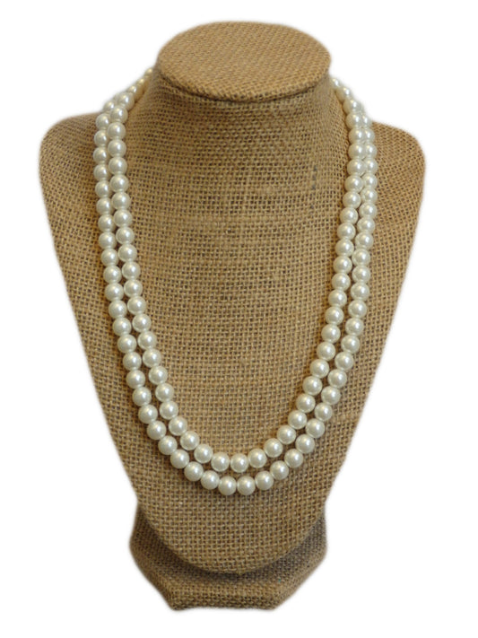 Luxury Double Strand Pearl Necklace