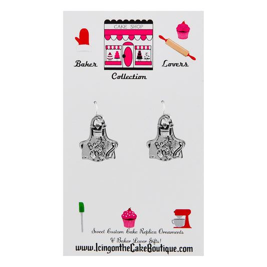 BAKER LOVERS Best Chef Apron Earrings