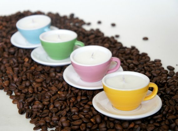 Coffee Lovers Mini Coffee Cup Candle-