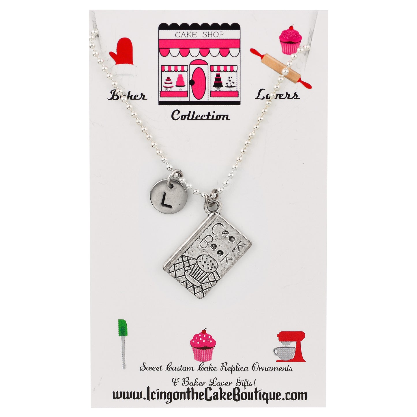 Monogram Cookbook BAKER LOVERS NECKLACES