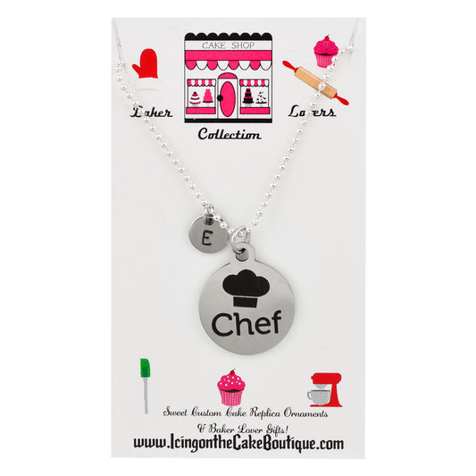 Monogram Chef BAKER LOVERS NECKLACES